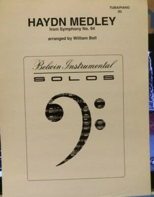 Tuba & Piano Haydn Medley from Sym #94 Surprise arr William Bell New unplayed - Image 1 of 3