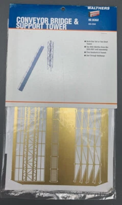 HO Walthers 933-2940 Photo-Etched Kit Conveyor Bridge & Tower HO2901 - Image 1 of 3
