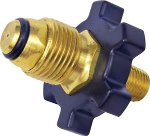 NEW Mr. Heater F276129 Brass Flow Soft Nose P.O.L. Cylinder Adapter 3/8 Dia. in.