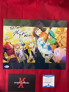 BRYCE PAPENBROOK HANDSIGNIERTES SIGNED 11x14 FOTO! 7 TÖDSÜNDEN MELIODAS! BECKETT - Bild 1 von 1