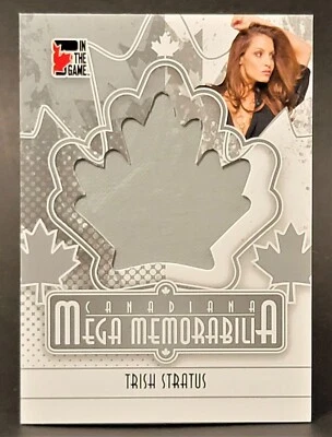 2011 In The Game Canadiana Mega Memorabilia Silver #MM-27 Trish Stratus /165 - Image 1 of 2