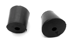 Tappo in gomma tubo caraffa bottiglia #4 tappo in gomma 1 foro, tappi 13/16" passante 1" fori - Foto 1 di 11