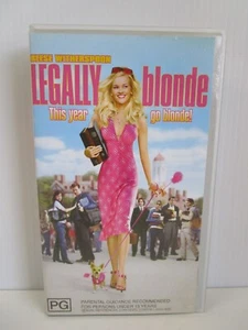 Legally Blonde, VHS Tape, Reese Witherspoon, Video, Movie PG, 2001 - Picture 1 of 4