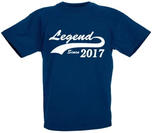 Legend 2017 T-Shirt, 8th Birthday Gifts, Presents Gift ideas for 8 Year Old Boys - Picture 1 of 4