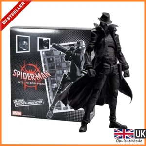 ⚫Into The Spider-Verse Spider-Man Noir Marvel PVC Action Figure Toy Figurine UK⚫ - Picture 1 of 7