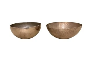 Antique Arts And Crafts Movement Planished Copper Bowls C1900 - Picture 1 of 8