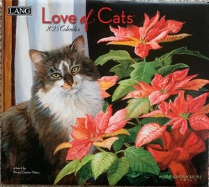 Calendario de pared Love of Cats 2023 LANG - Imagen 1 de 3