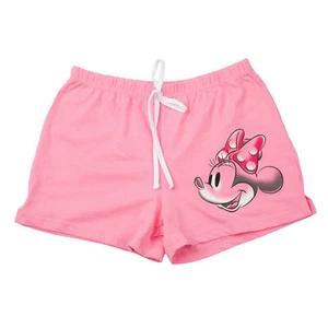 Minnie Mouse Classic Pink Print Junior's Shorts Pink - Picture 1 of 12