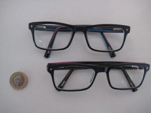 2 PAIRS Kyusu KKM1410 Full Rim Used Eyeglasses Frames Eyewear GLASSES spectacles - Picture 1 of 12