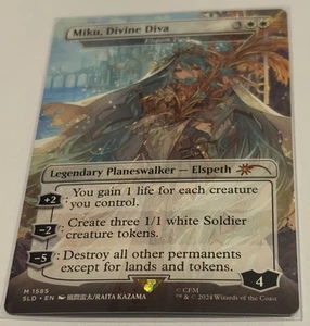 🔥 Miku, Divine Diva - Elspeth Tirel Regular NonFoil Secret Lair MTG 🔥 - Bild 1 von 2