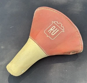 Rare Vintage Royce Union Branded Red & Tan Bicycle Seat Only Made In Japan - Picture 1 of 8