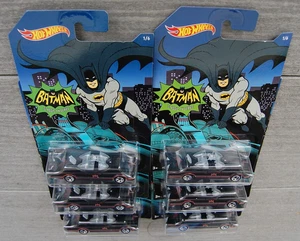 6- 2015 Hot Wheels BATMAN Classic TV Series Batmobile #1/6 Walmart Exclusive moc - Picture 1 of 8