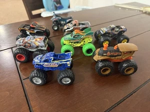 LOT OF 8 Monster Trucks Hot Wheels Mixed Lot Good Condition * - Picture 1 of 10