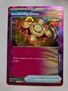 Awakening Drum 141/162 Sv05: Temporal Forces Holo Near Mint Nm Pokemon Tcg - Picture 1 of 2
