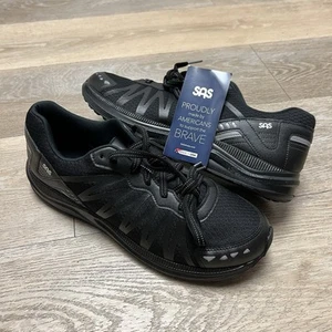 SAS Pursuit Mens 11 D Black Running Walking Sport Shoe Sneakers SPE1C1-18-1018 - Picture 1 of 12