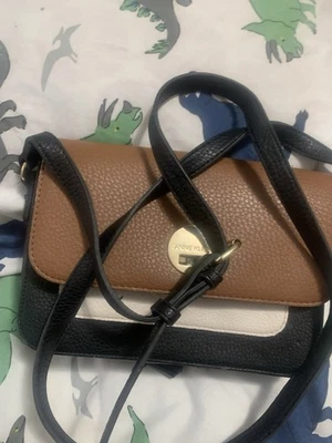 ANNE KLEIN WOMENS TAN CROSSBODY  Faux leather handbag - Image 1 of 4