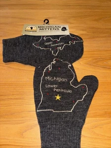 Michigan Fäustlinge, immer eine Karte zur Hand haben. 30% Wolle 70% Acryl super süß!! - Bild 1 von 6