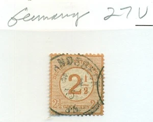 ALEMANIA #27, usado, Scott $42,50 - Imagen 1 de 1