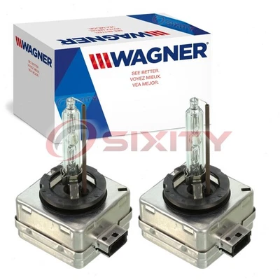 2 bombillas de faros de haz bajo Wagner para Cadillac CTS Seville SRX py 2001-2011 Foto 1 de 4