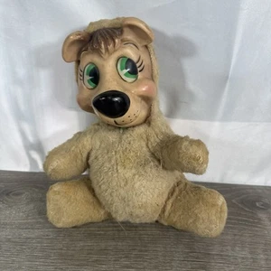 Vintage Knickerbocker Boo Boo Bear Yogi Hanna Barbera Plush Rubber Face 9" 1959 - Picture 1 of 6