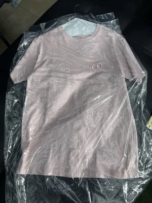 Camiseta para hombre talla M - Christian Dior rosa "logo CD" 100 % auténtica $950 Foto 1 de 4