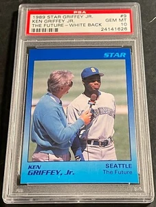 Star Ken Griffey Jr #9 1989 The Future Rookie espalda blanca PSA 10 Pop 99 (626) - Imagen 1 de 2