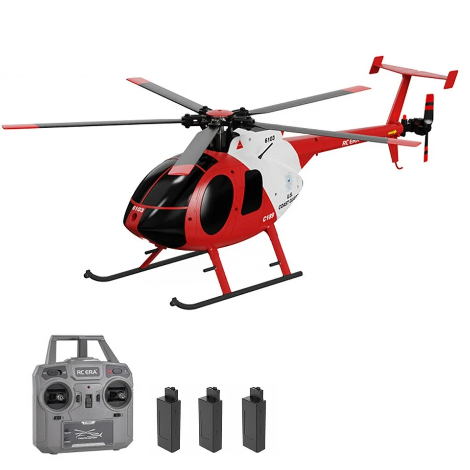MD500 C189 Flybarless Remote Control Helicopter 1:28 2.4G 4CH Height F0D5 - Image 1 of 1