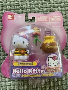 Hello Kitty Dream World Flower Amusement Honeybee Figure Bandai 2001 New Rare - Picture 1 of 4