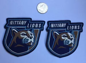 (2) Penn State University Nittany Lions Vintage Iron On Patches 3"x 3" - Picture 1 of 4