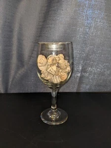 Handmade Paper Flower Wine Glass Votive Tea Light Base Candleholder - Picture 1 of 9