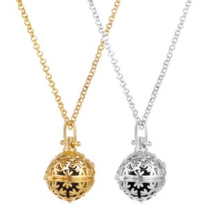 2 Pcs Aromatherapy Bell Ball Necklace Scent Pendant Perfume Miss - Picture 1 of 11