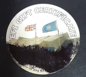 1EFI25G BRITHISH EFI 1st Print 25 Cents Pog from 2004 not AAFES - Picture 1 of 2