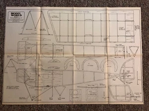 "SOLO PLANOS BLUEPRINTS/MW2843 Morane Saulnier tipo H 46"" envergadura RC modelo 400" - Imagen 1 de 2