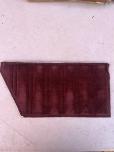 78-88 Monte Carlo Rear Interior Sail Panel Insert G Body Red Cloth Driver OEM - Picture 1 of 5