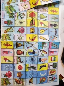FOLDED Don Clemente Loteria Mexican Bingo Paper to Make Boards, gift wrap, etc - Picture 1 of 2