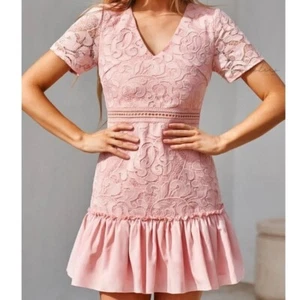 NWT TWO SISTERS THE LABEL PINK THE MISSHA DRESS SIZE 4 - Picture 1 of 11