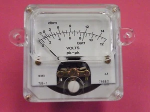 High Quality Sifam Panel Meter 1mA fsd Scaled 0-1 Milliamperes  57mm British 622 - Picture 1 of 5