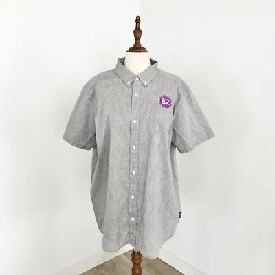Patagonia Lightweight Bluffside Shirt Mens XL Grey Short Sleeve Organic Cotton - Image 1 of 4