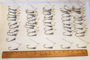 50 Mini SPINNERBAIT KÖPFE 1/4 Unzen UNBEMALTE - Spinnerbait Bodies - Tackle Lot - Bild 1 von 2