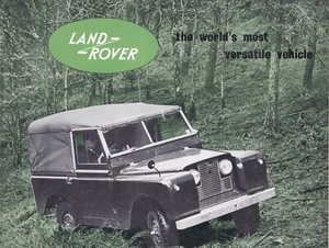 THE LAND ROVER THE WORLD'S MOST VERSATILE VEHICLE BROCHURE, PUBLICATION No. 573. - Picture 1 of 7