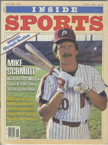Revista Inside Sports junio 1984 Mike Schmidt Philadelphia Phillies Salón de la fama Olímpico - Imagen 1 de 1