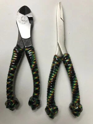 Cortador personalizado envuelto de 7" y/o alicate de pico de pato de 8"; alicate, pesca, atún, cortador Foto 1 de 4