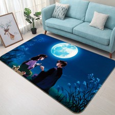3D Inuyasha 818 Japan Anime Game Non Slip Rug Mat Round Elegant Carpet UK