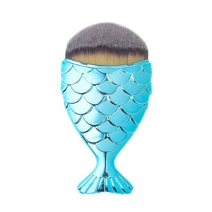 Mermaid Tail Large Makeup Foundation Brush - Blush Brush - Powder Brush - Picture 1 of 1