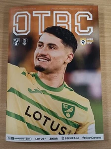 Norwich City v Rotherham 2023/24 EFL Championship Programme 9/3/24 Borja Sainz - Picture 1 of 2