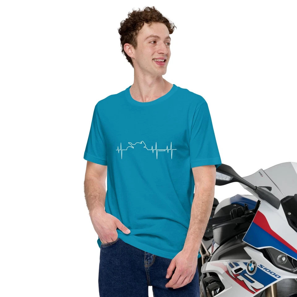 Motorrad Herzschlag BMW S1000RR T-Shirt - Bild 1 von 1