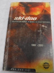 OEM 1999-03 SKIDOO SUMMIT GRAND TOURING FORMULA MXZ SPEC BOOKLET MANUAL O543-22G - Bild 1 von 7