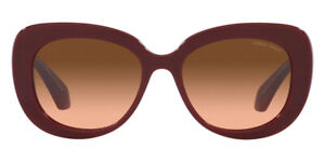 Giorgio Armani AR8168 Sunglasses Red Pink Gradient Brown 53 New & Authentic