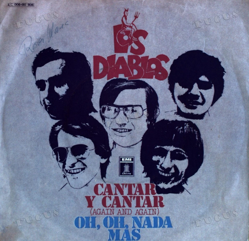 Los Diablos - Cantar Y Cantar / Oh, Oh, Nada Mas 7in (VG/VG) .* - Image 1 of 1