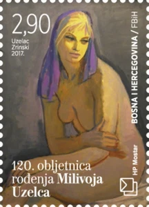 Bosnia - Mostar 2017 ☀ Anniversary of the Birth of Milivoje Uzelac ☀ MNH** - Picture 1 of 1